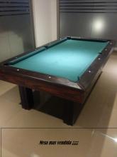 Mesa de pool madera maciza eucapino 